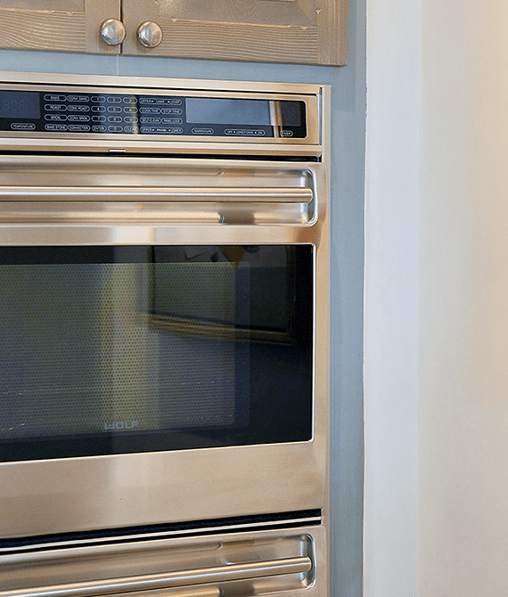 Clean Steel Wall Oven